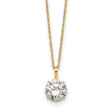 14k-polished-7mm-cz-solitaire-18in-necklace-SolomonJeweler-Wichita-KS-CustomJewelry