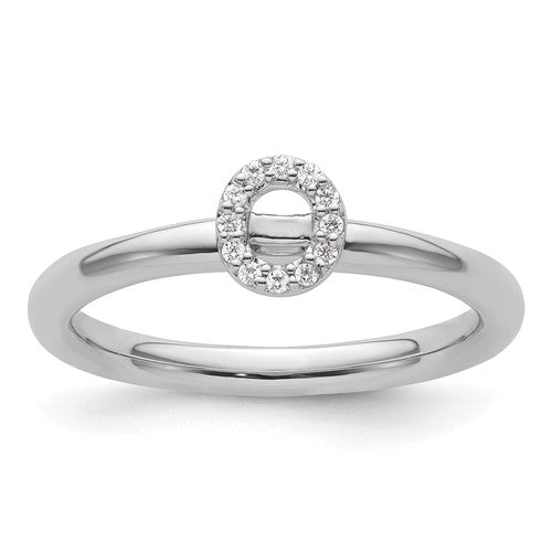 14k-white-gold-stackable-diamond-initial-o-ring-SolomonJeweler-Wichita-KS-CustomJewelry
