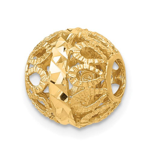 14k-diamond-cut-gold-ball-chain-slide-SolomonJeweler-Wichita-KS-CustomJewelry