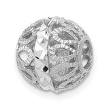 14k-white-gold-diamond-cut-filigree-ball-chain-slide-SolomonJeweler-Wichita-KS-CustomJewelry