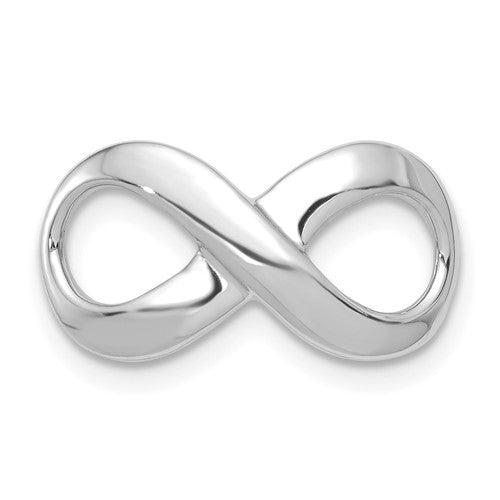 14k-white-gold-infinity-slide-SolomonJeweler-Wichita-KS-CustomJewelry