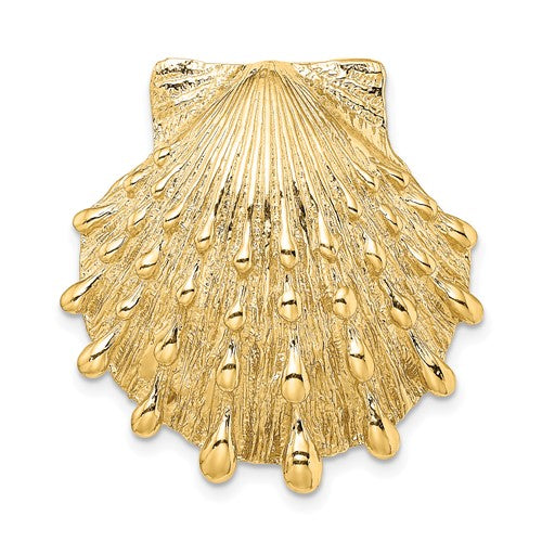 14k-lions-paw-shell-slide-SolomonJeweler-Wichita-KS-CustomJewelry