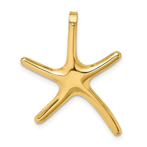 14k-polished-starfish-chain-slide-SolomonJeweler-Wichita-KS-CustomJewelry