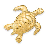 14k-polished-sea-turtle-slide-SolomonJeweler-Wichita-KS-CustomJewelry