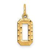 14k-small-brushed-diamond-cut-number-0-charm-SolomonJeweler-Wichita-KS-CustomJewelry