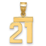 14k-small-polished-number-21-charm-SolomonJeweler-Wichita-KS-CustomJewelry