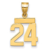 14k-small-polished-number-24-charm-SolomonJeweler-Wichita-KS-CustomJewelry