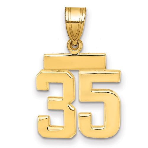 14k-small-polished-number-35-charm-SolomonJeweler-Wichita-KS-CustomJewelry