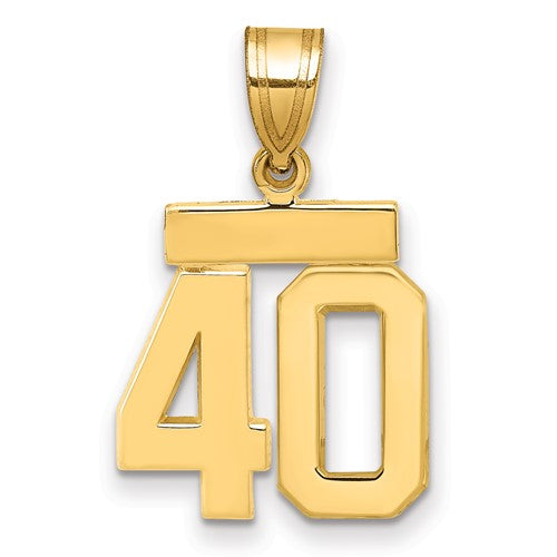 14k-small-polished-number-40-charm-SolomonJeweler-Wichita-KS-CustomJewelry