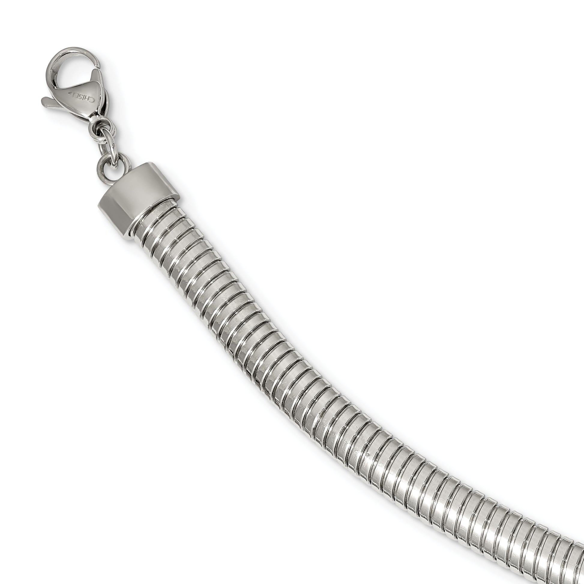 Stainless Steel Polished 8mm 18in Necklace - Solomon Jewelers