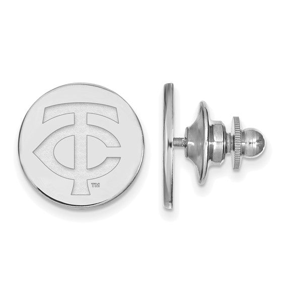 Major League Baseball LogoArt Minnesota Twins Pin in 14 Karat Gold - Solomon Jewelers
