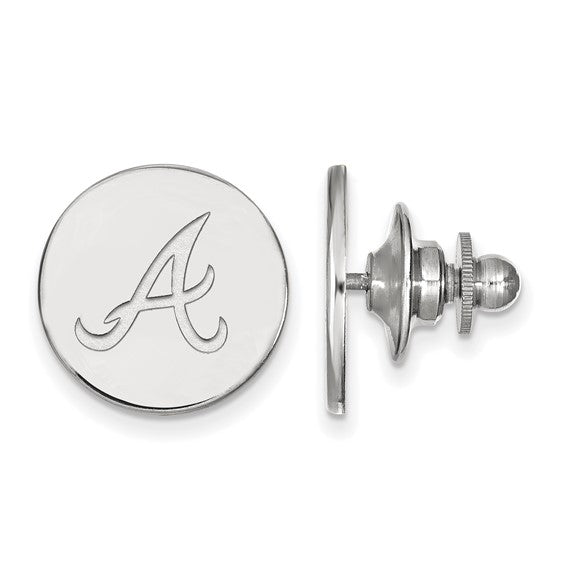 Major League Baseball LogoArt Atlanta Braves Pin in 14 Karat Gold - Solomon Jewelers