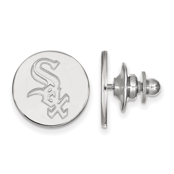 Major League Baseball LogoArt Chicago White Sox Pin in 14 Karat Gold - Solomon Jewelers