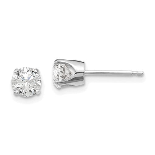 14kw-95ct-i1-j-k-diamond-stud-push-on-post-earrings-SolomonJeweler-Wichita-KS-CustomJewelry