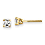 14ky-50ct-si3-g-i-diamond-stud-thread-on-off-post-earrings-SolomonJeweler-Wichita-KS-CustomJewelry