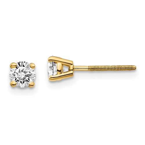 14ky-50ct-si3-g-i-diamond-stud-thread-on-off-post-earrings-SolomonJeweler-Wichita-KS-CustomJewelry