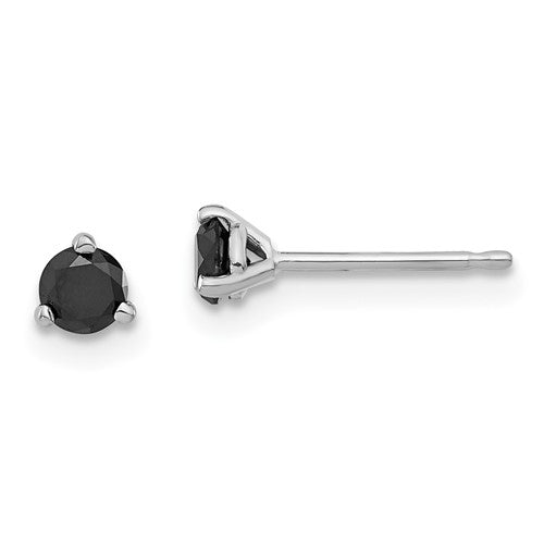14kw-1-3ct-black-diamond-stud-earrings-SolomonJeweler-Wichita-KS-CustomJewelry