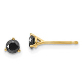 14k-3-8ct-black-diamond-stud-earrings-SolomonJeweler-Wichita-KS-CustomJewelry
