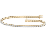 10 CT. T.W. Certified Lab Diamond Tennis Necklace in 14k Gold