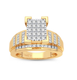 1/2 Cts Diamond Engagement Ring in 10 Karat Gold