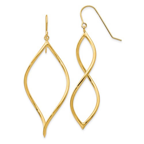 14k-twisted-drop-earrings-SolomonJeweler-Wichita-KS-CustomJewelry