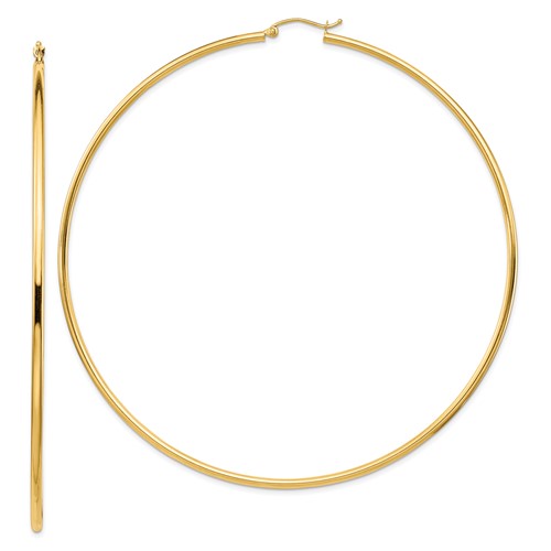 14k-polished-2x90mm-tube-hoop-earrings-SolomonJeweler-Wichita-KS-CustomJewelry