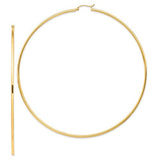 14k-polished-2x100mm-lightweight-tube-hoop-earrings-SolomonJeweler-Wichita-KS-CustomJewelry