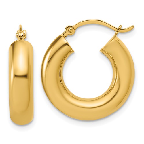 14k-polished-5mm-x-20mm-lightweight-hoop-earrings-SolomonJeweler-Wichita-KS-CustomJewelry