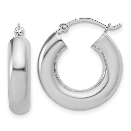 14k-white-gold-polished-5mm-x-20mm-lightweight-hoop-earrings-SolomonJeweler-Wichita-KS-CustomJewelry