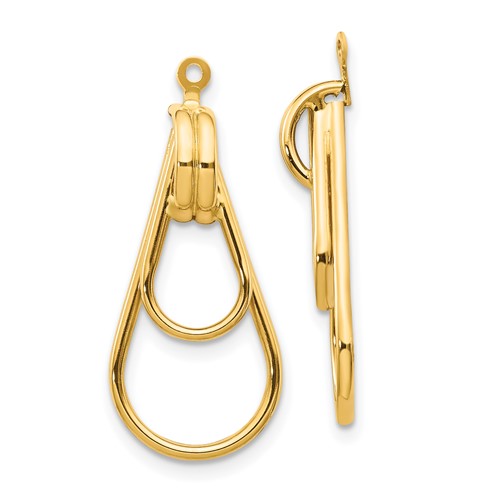 14k-polished-double-teardrop-earring-jackets-SolomonJeweler-Wichita-KS-CustomJewelry