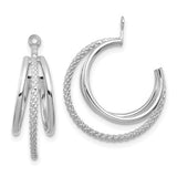 14k-white-gold-polished-twisted-triple-hoop-earring-jackets-SolomonJeweler-Wichita-KS-CustomJewelry