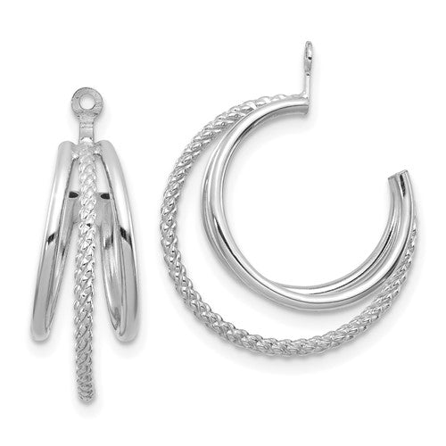 14k-white-gold-polished-twisted-triple-hoop-earring-jackets-SolomonJeweler-Wichita-KS-CustomJewelry