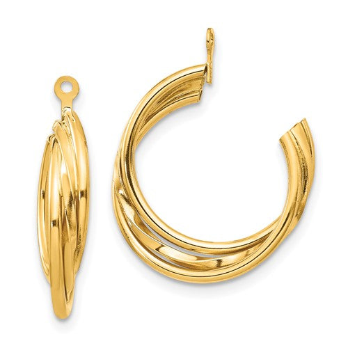 14k-polished-hoop-earring-jackets-SolomonJeweler-Wichita-KS-CustomJewelry