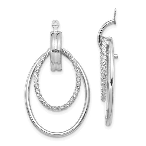 14k-white-gold-polished-double-hoop-earring-jackets-SolomonJeweler-Wichita-KS-CustomJewelry