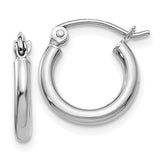 14k-white-gold-polished-2x12mm-tube-hoop-earrings-SolomonJeweler-Wichita-KS-CustomJewelry
