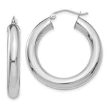 14k-white-gold-polished-5mm-lightweight-hoop-earrings-SolomonJeweler-Wichita-KS-CustomJewelry