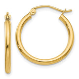 14k-polished-2x20mm-lightweight-tube-hoop-earrings-SolomonJeweler-Wichita-KS-CustomJewelry