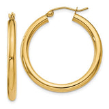 14k-polished-3mm-tube-hoop-earrings-SolomonJeweler-Wichita-KS-CustomJewelry