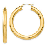 14k-yellow-gold-polished-5mm-lightweight-hoop-earrings-SolomonJeweler-Wichita-KS-CustomJewelry