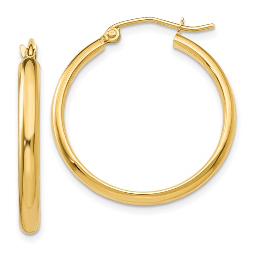 14k-polished-hoop-earring-SolomonJeweler-Wichita-KS-CustomJewelry
