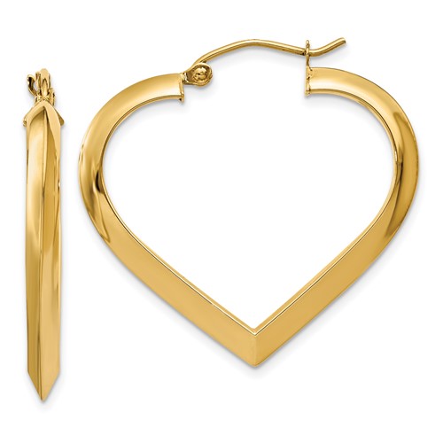14k-polished-heart-hoop-earring-SolomonJeweler-Wichita-KS-CustomJewelry