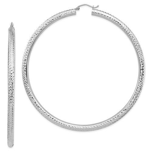 14k-white-gold-diamond-cut-4x80mm-lightweight-tube-hoop-earrings-SolomonJeweler-Wichita-KS-CustomJewelry