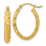 14k-polished-diamond-cut-fancy-oval-hoop-earrings-SolomonJeweler-Wichita-KS-CustomJewelry