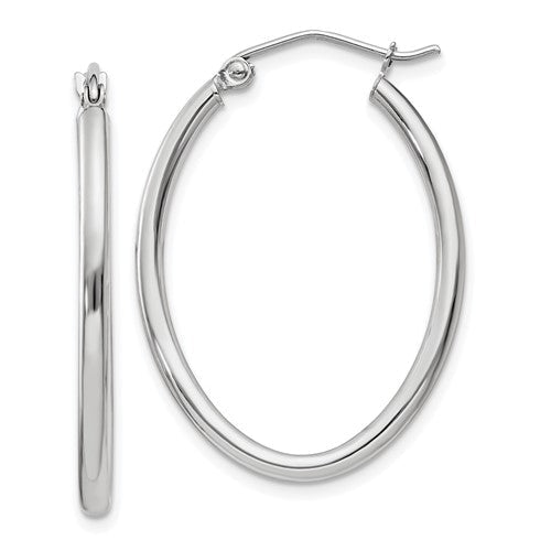 14k-white-gold-polished-2mm-oval-tube-hoop-earrings-SolomonJeweler-Wichita-KS-CustomJewelry