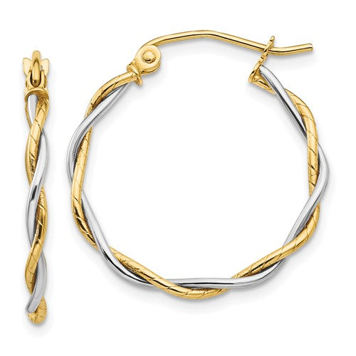 14k-two-tone-polished-1-8mm-twisted-hoop-earrings-SolomonJeweler-Wichita-KS-CustomJewelry