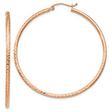 14k-rose-gold-diamond-cut-2mm-round-tube-hoop-earrings-SolomonJeweler-Wichita-KS-CustomJewelry
