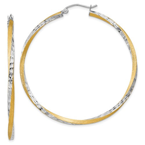 14k-rhodium-diamond-cut-2-5mm-twisted-hoop-earrings-SolomonJeweler-Wichita-KS-CustomJewelry