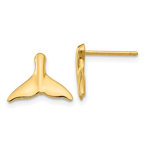 14k-whale-tail-post-earrings-SolomonJeweler-Wichita-KS-CustomJewelry