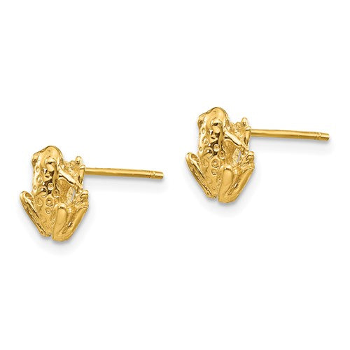14k-mini-frog-post-earrings-SolomonJeweler-Wichita-KS-CustomJewelry