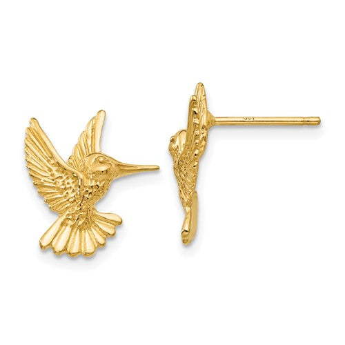 14k-hummingbird-post-earrings-SolomonJeweler-Wichita-KS-CustomJewelry
